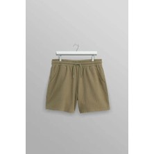 American Rag Cie Erkekler Için Dudley Kısa Şort - Rahat Kesim, Waffle Desenli ve Pamuk Karışımlı