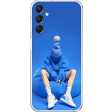 Dali Design Samsung Galaxy A14 Uyumlu Şeffaf Kılıf No Face 5 Tasarımlı