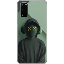 Dali Design Samsung Galaxy S20 Uyumlu Şeffaf Kılıf No Face 1 Tasarımlı