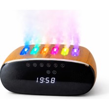 Alytech Oda Hava Nemlendirici Bluetooth Hoparlörü Aromaterapi Difüzörü Rgb Işıklı Uzaktan Kumandalı