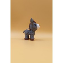 Rodopiva Örgü Desenli Eşek Anahtarlık