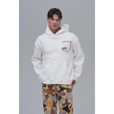 Javem Heritage Threads Oversize Sweatshirt Unisex Beyaz