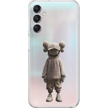 Dali Design Samsung Galaxy A24 Uyumlu Şeffaf Kılıf No Face 3 Tasarımlı