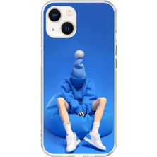 Dali Design iPhone 15 Plus Uyumlu Şeffaf Kılıf No Face 5 Tasarımlı