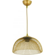 Avonni AV-65120-1E Eskitme Kaplama Klasik Avize E27 Metal Cam 37 cm