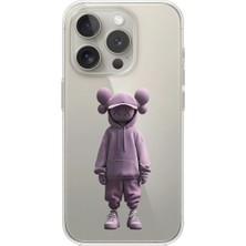 Dali Design iPhone 11 Pro Max Uyumlu Şeffaf Kılıf No Face 4 Tasarımlı