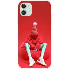Dali Design iPhone 11 Uyumlu Şeffaf Kılıf No Face 7 Tasarımlı