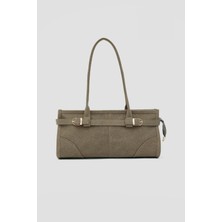 I Love Shoes Anvessa Kadın Vintage Çanta Haki