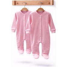 Can Baby Organik Pamuk 2'li Bebek Tulum Seti 0-3 / 3-6 Ay