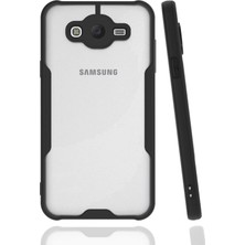 Pazarcan Galaxy J7 Kılıf Platin Silikon - Siyah