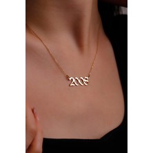 Silvesra Ilvesra 925 Ayar Gümüş Kişiye Özel Doğum Tarihi Kolye