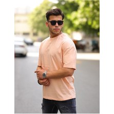 Comstar Erkek Oversize Baskısız Tişört