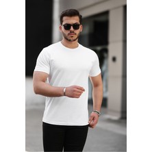 Comstar Erkek Slim Fit Baskısız T-Shirt