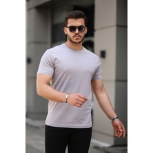 Comstar Erkek Slim Fit Baskısız T-Shirt