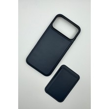 digimanya Iphone 17 Pro Max Uyumlu Premium Deri Magsafe Cüzdanlı Kartlıklı Kılıf