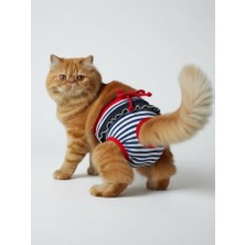 Kemique Pretty Liva Dişi Kedi Regl Külotu | Kedi Donu | Kedi Iç Çamaşırı | Ayarlanabilir Bağcıklı | Küçük Irklar Için