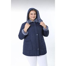 TUTveAL Collection Ithal, Yumuşak Kürklü, Su Itici Mont,büyük Beden, Tavşan Tüylü Kaban,kapitone Mont, Premium Seri