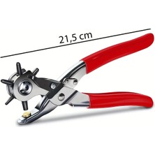 S'82 6 Farklı Uçlu Kemer Delme Pensesi Deri Kemer ve Kumaş Için Ayarlanabilir Delik Açıcı El Aleti