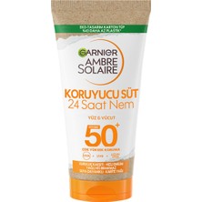 Garnier Ambre Solaire Yüksek Koruyucu Yüz  Vücut Süt Spf 50+ 50 ml 3 Adet