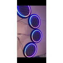 16CM Magic Pixel Neon LED Kapak.16 cm Hoparlörkapağı . 16 cm LED Kapak Kayar LED Kapak .yanarlı Dönerli LED Kapal