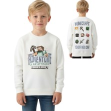 Seabubbles Minecraft Çocuk Sweatshirt   ST09626