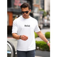 Comstar Erkek Oversize T-Shirt Selfish