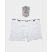 GOST LİRİA - Bare Erkek Boxer Beyaz