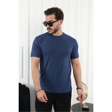 Comstar Erkek Slim Fit Baskısız T-Shirt