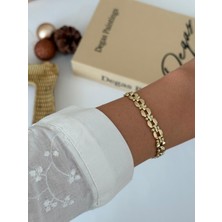 Marsel Topçuk Geçmeli Xuping 14K Gold Bileklik