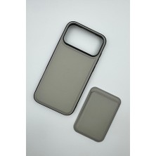 digimanya Iphone 17 Pro Max Uyumlu Premium Deri Magsafe Cüzdanlı Kartlıklı Kılıf