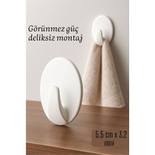 İlk El Grup Mini Kendinden Yapışkanlı Duvar Askısı – 5.5 x 3.2 cm | Iz Bırakmaz Güçlü Tutuş  Ieg