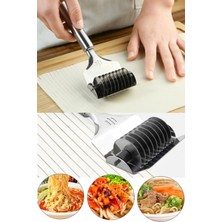 Marsilyan Paslanmaz Çoklu Dilimleyici Pratik Hamur Makarna Erişte Kesici – Maydanoz Soğan Sarımsak Doğr