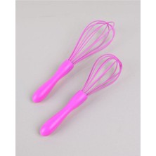 Marsilyan 2 Li Silikon Çırpıcı Renkli Çırpma Teli Seti