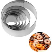 Marsilyan Kurabiye Kalıbı Metal Yuvarlak 5 Parça