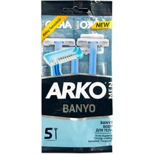 2 Adet Arko Men Banyo Tıraş Bıçağı 5 Li