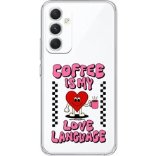 Manitoba Samsung Galaxy M15 Uyumlu Baskılı Yumuşak Silikon Şeffaf Telefon Kılıfı