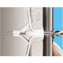 Tuna Kanatlı Alçıpan Dübeli Kelebek Dübel 2mm 50 Adet