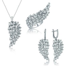 Gumush Gümüş Melek Kanadı Kadın Set