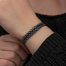 Gumush Gümüş Kazaziye Örgü Bileklik