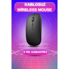 İlk El Grup Kablosuz Mouse Fare Şarjlı Bluetooth Wireless Çift Modlu Sessiz Ieg