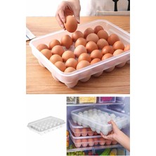 Marsilyan 30 Yumurta Kapasiteli Yumurta Saklama Kabı -Kapaklı Pratik Yumurta Saklama Kutusu-Yumurta Organize