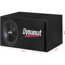 Dynamat RK-320 Oto Bass Subwoofer Kabinli 20CM 1100 Watt