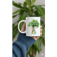 Sartre Art "yoncalar Tasarımlı" Sevgililer Günü Özel Hediye Tasarımlı Porselen Kupa Bardak