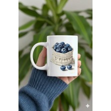 Sartre Art "meyveler" Hediye Tasarımlı Porselen Kupa Bardak