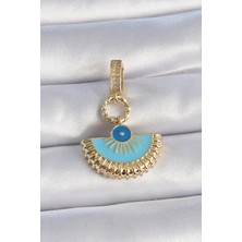 Ayder Timya Pirinç Gold Renk Nazar Boncuklu Ajda Charm - TJ-BC1010 TG/Tmya1395 218322