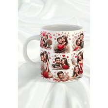 Sartre Art "mutlu Aşklar" Sevgililer Günü Tasarımlı Hediyelik Özel Tasarım Porselen Kupa Bardak