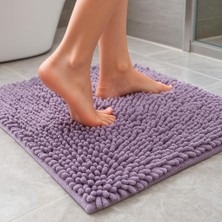 Gfc Life Store Banyo Paspası - Su Emici, Modern ve Yumuşak Banyo Halısı (Mor)