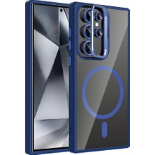 Ceponya Galaxy S24 Ultra Kılıf Standlı ve Kamera Lens Koruma Hediyeli Etro Kapak