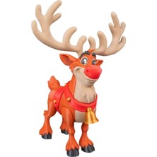 TE Dükkan Eco Lounge Neşeli Geyik Figürü 23 cm – Masaüstü Yeni Yıl Dekorasyon Ürünü