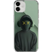 Dali Design iPhone 12 Mini Uyumlu Şeffaf Kılıf No Face 1 Tasarımlı